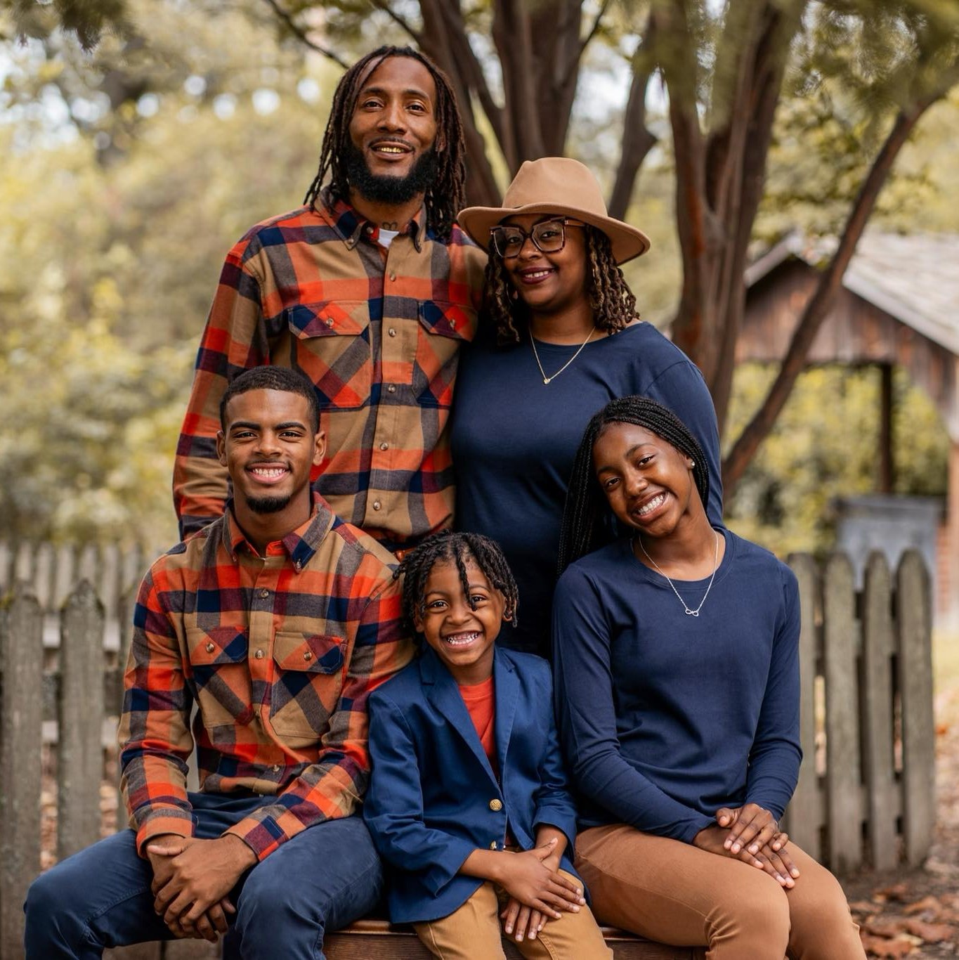 Frank Bledsaw and family