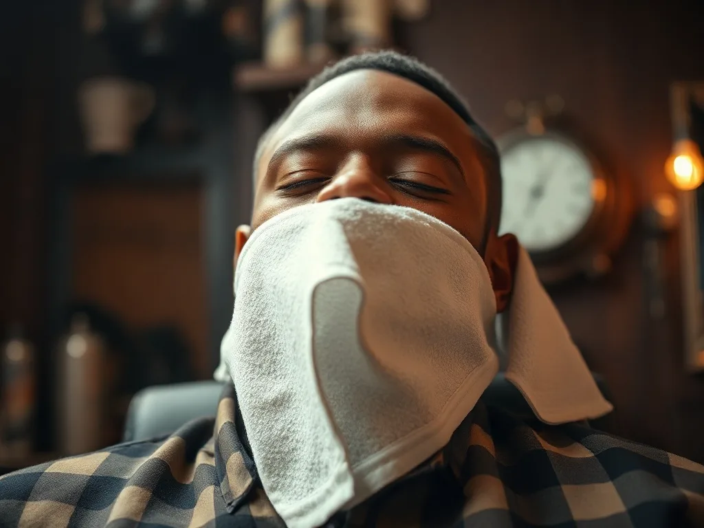 Hot towel shave